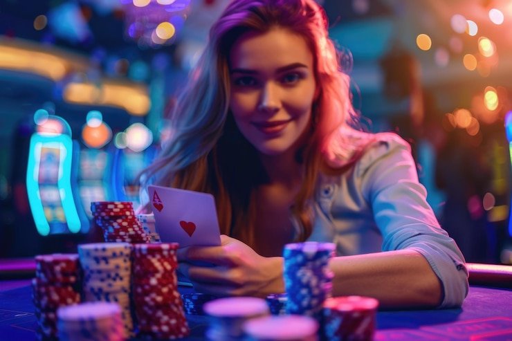 Layar utama qqlucky8 menampilkan kategori permainan unggulan dengan ikon slot, live casino, dan olahraga