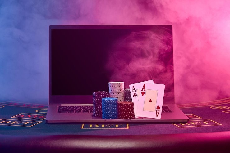 Antarmuka Speed Blackjack qqlucky8 dengan dealer langsung, kartu terbuka, dan tombol hit-stand
